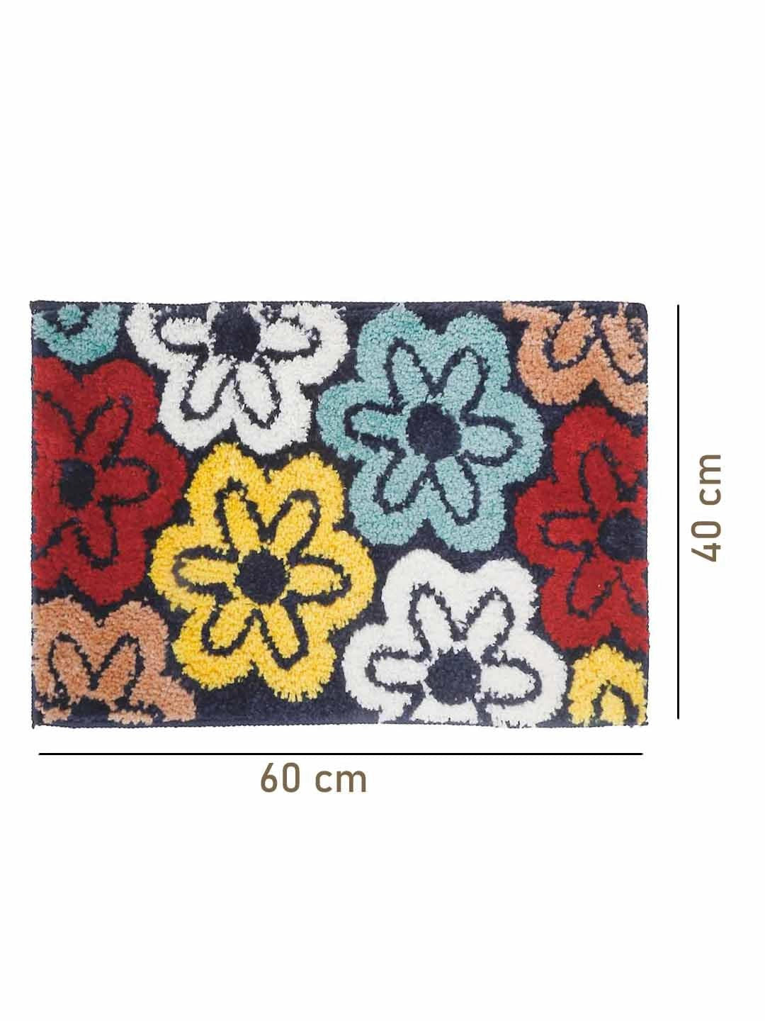 Flora - Anti-Slip Microfibre Doormat (40x60 cm) - Pack of 1