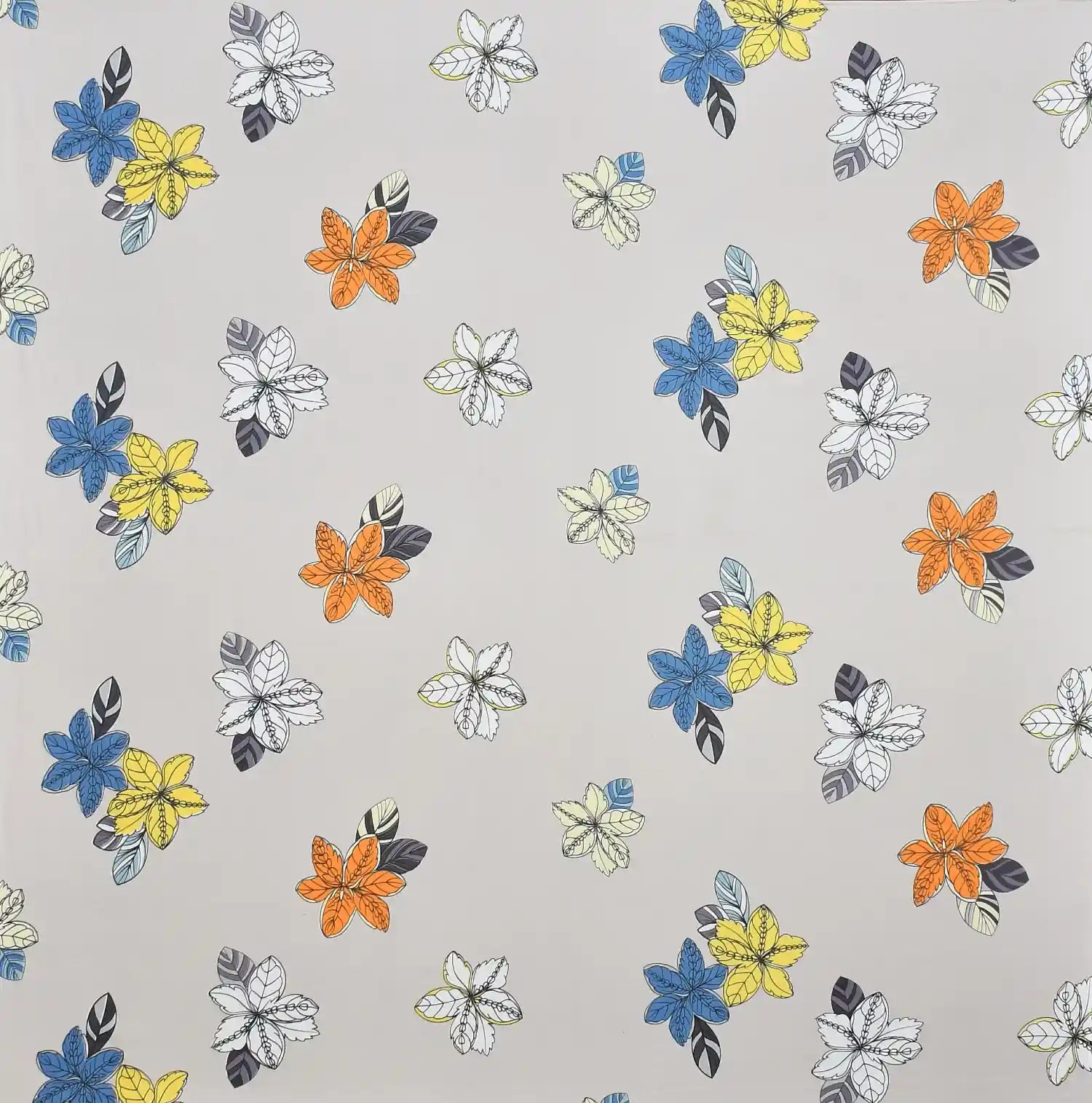 Floral Dusk - Queen/Double - Fitted Bedsheet (76×72 inches)