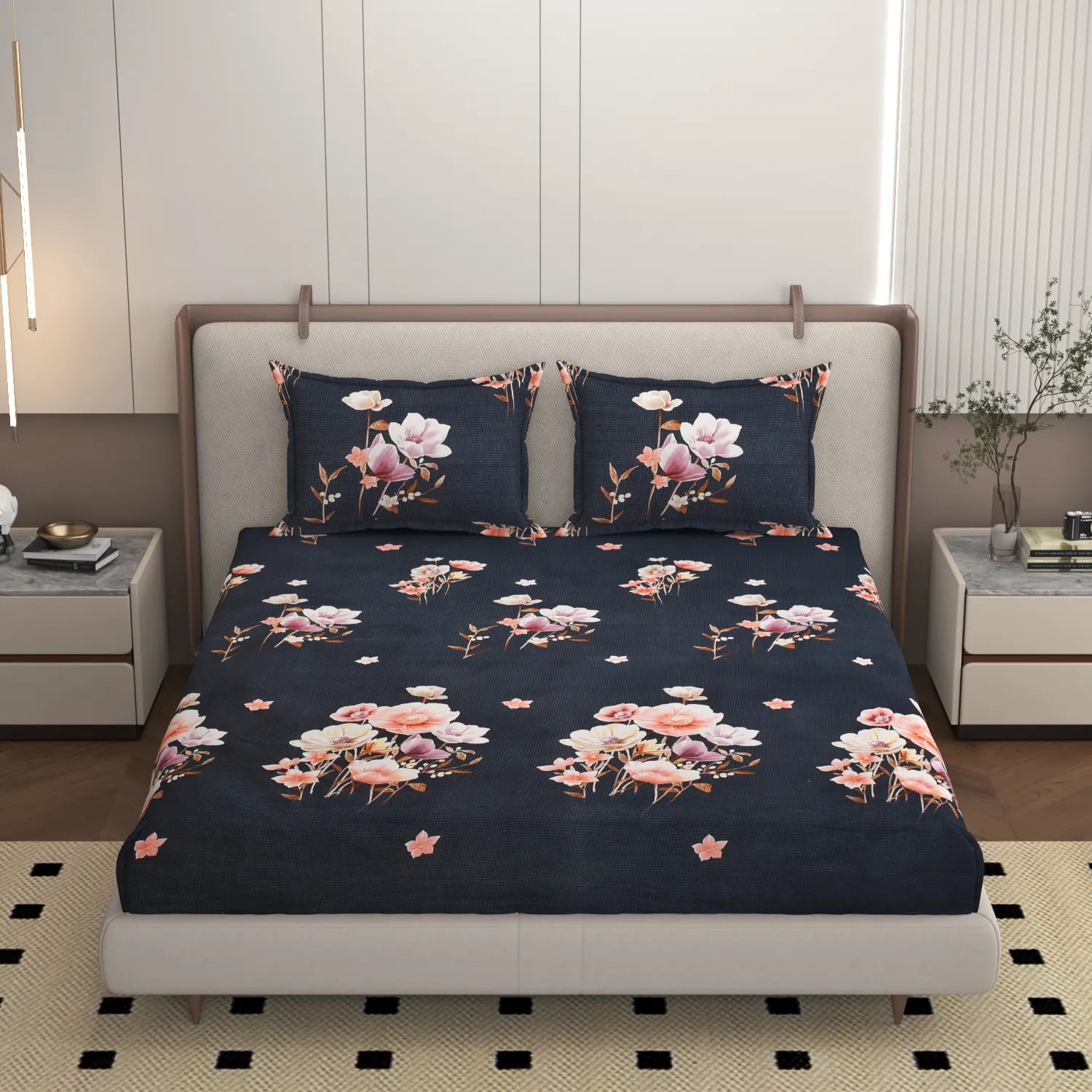 Florella - King - Fitted Bedsheet (78×72 inches)