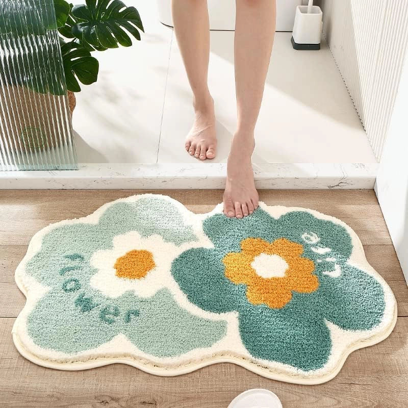 Floretta - Anti-Slip Microfibre Doormat (40x60 cm) - Pack of 1