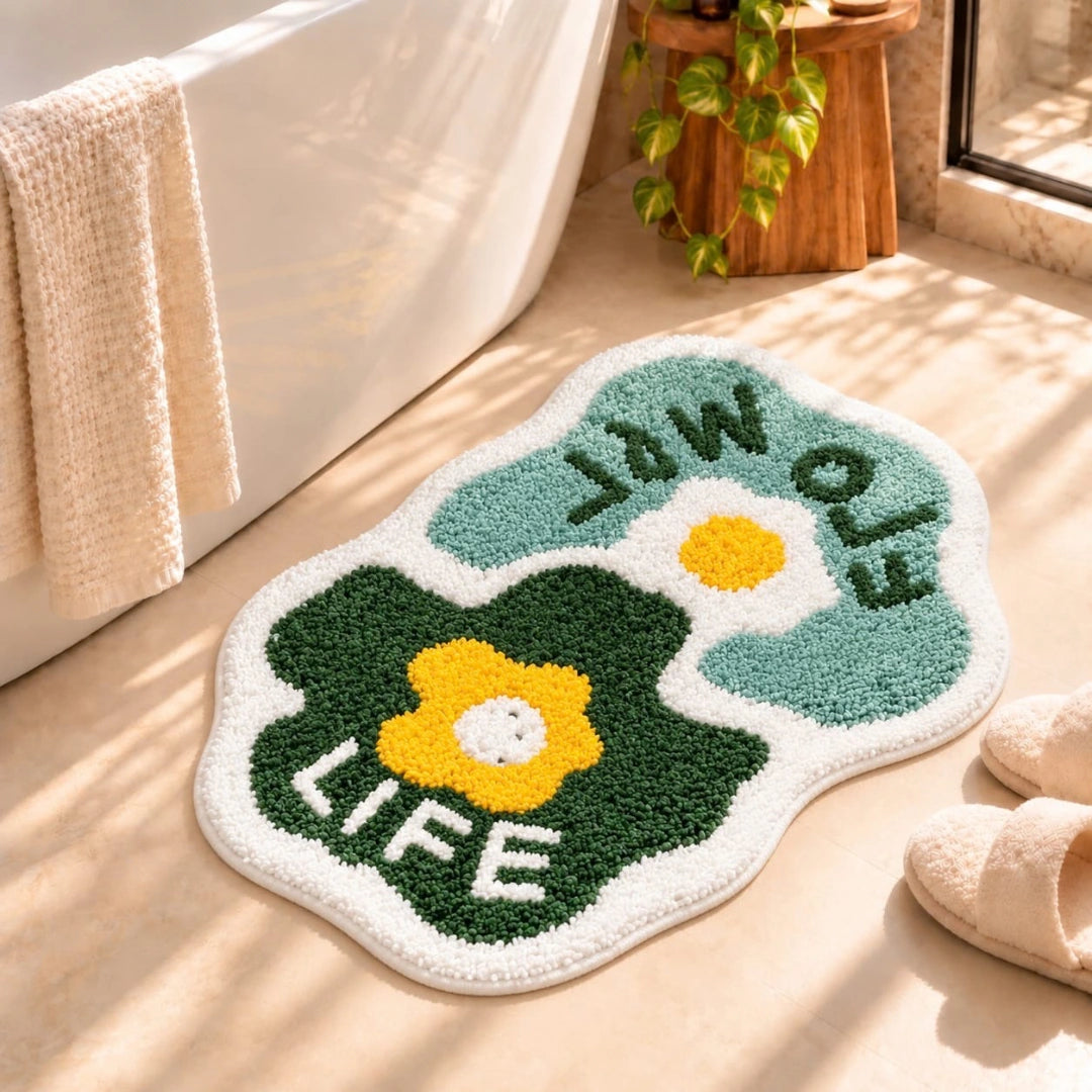 Floretta - Anti-Slip Microfibre Doormat (40x60 cm) - Pack of 1