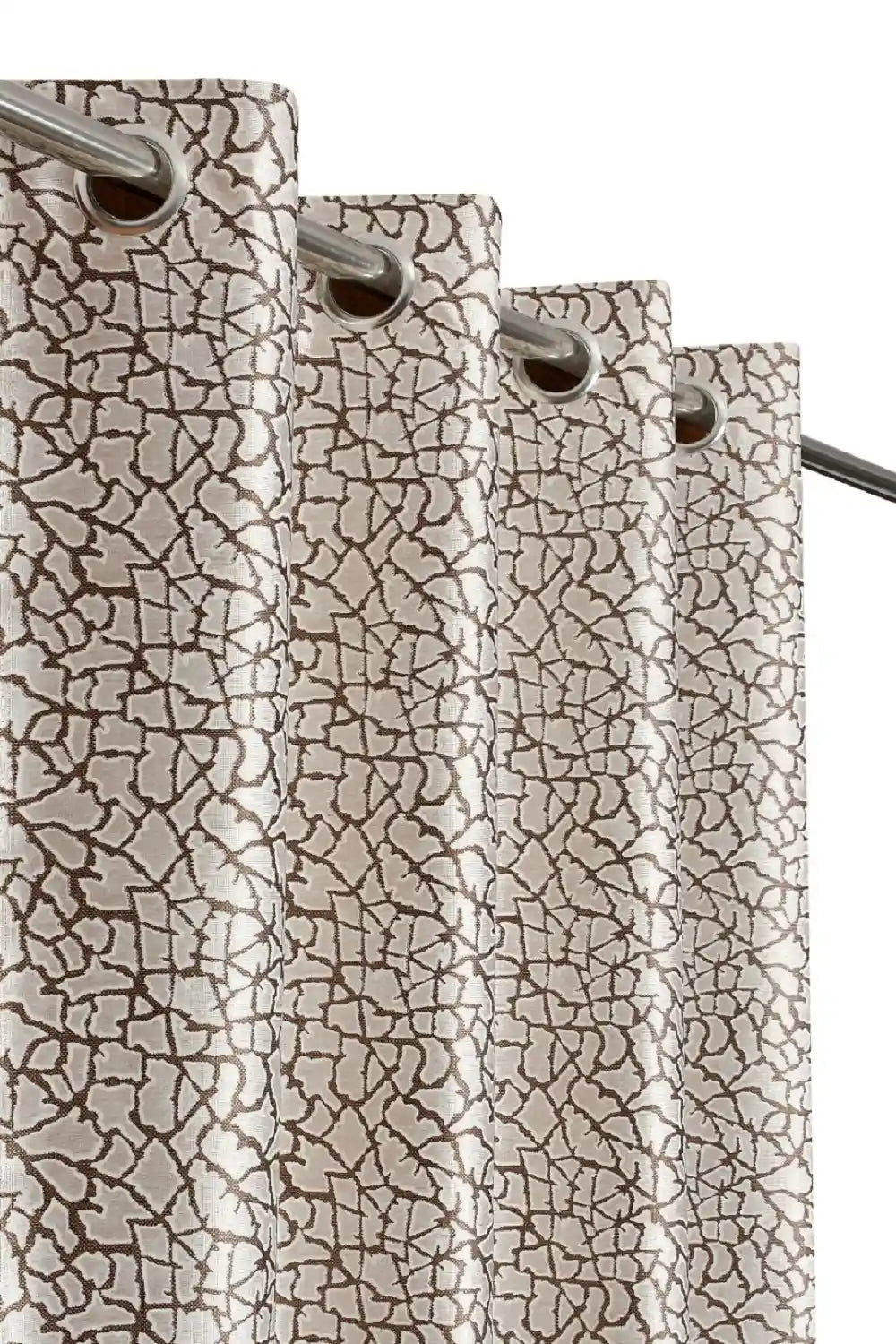 Freesia - Brown Curtains (Set of 2)