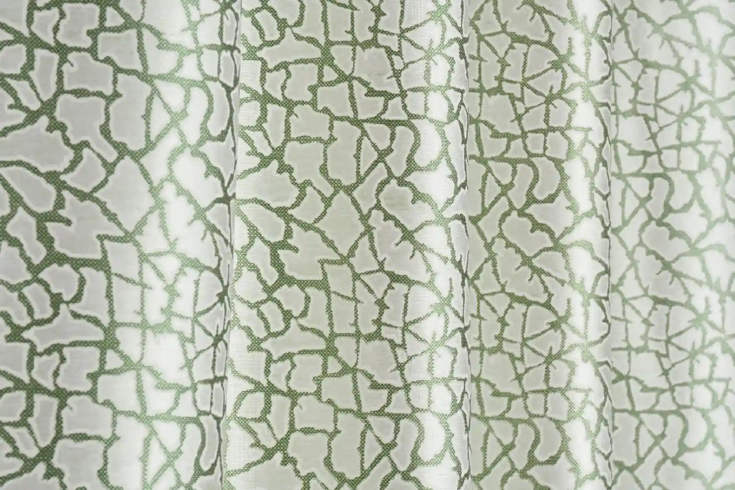 Freesia - Green Curtains (Set of 2)