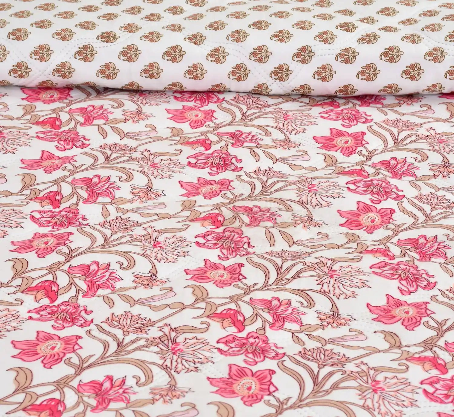 Fuchsia - Reversible Comforter - Double Bed