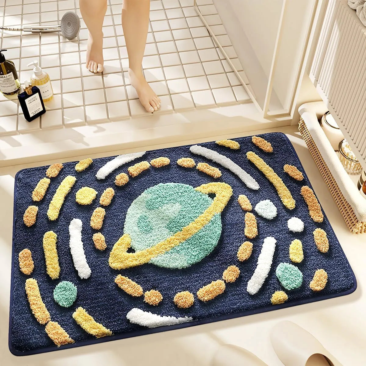 Galaxy - Anti-Slip Microfibre Doormat (40x60 cm) - Pack of 1