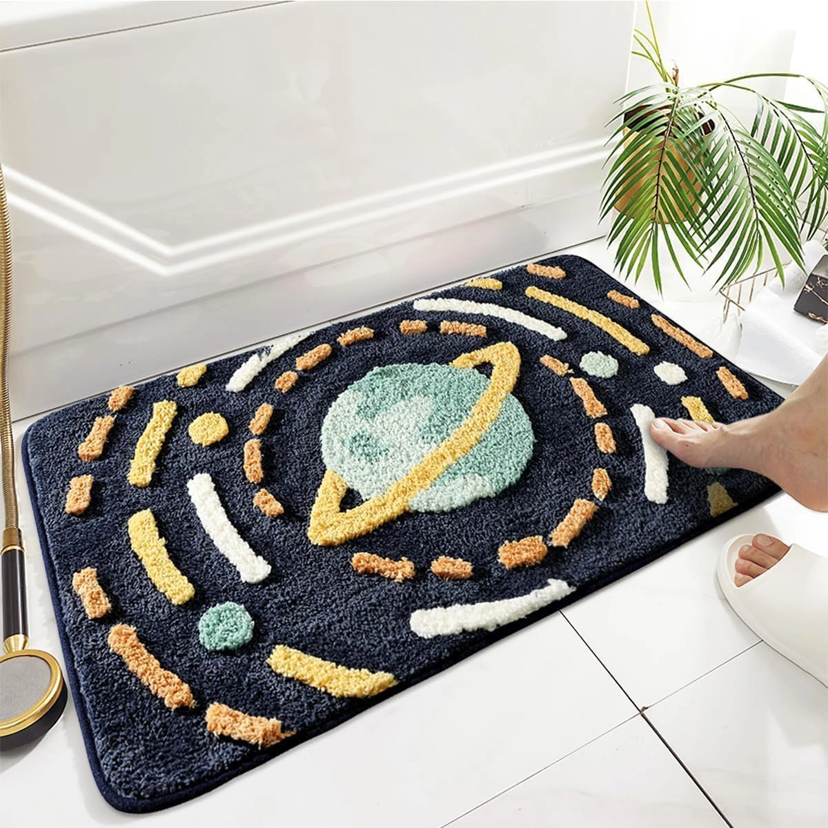 Galaxy - Anti-Slip Microfibre Doormat (40x60 cm) - Pack of 1