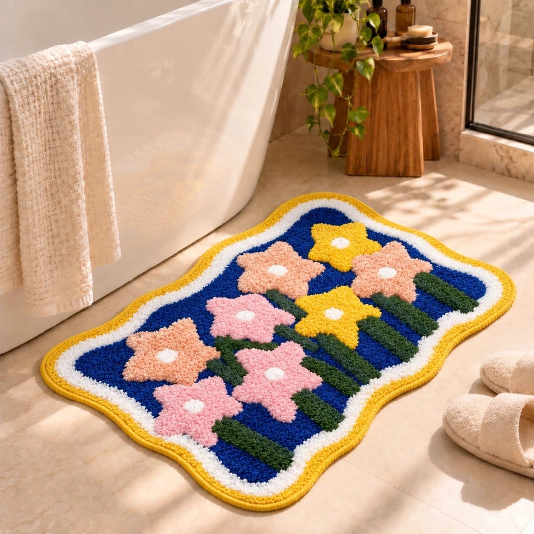 Gardenia - Anti-Slip Microfibre Doormat (40x60 cm) - Pack of 1