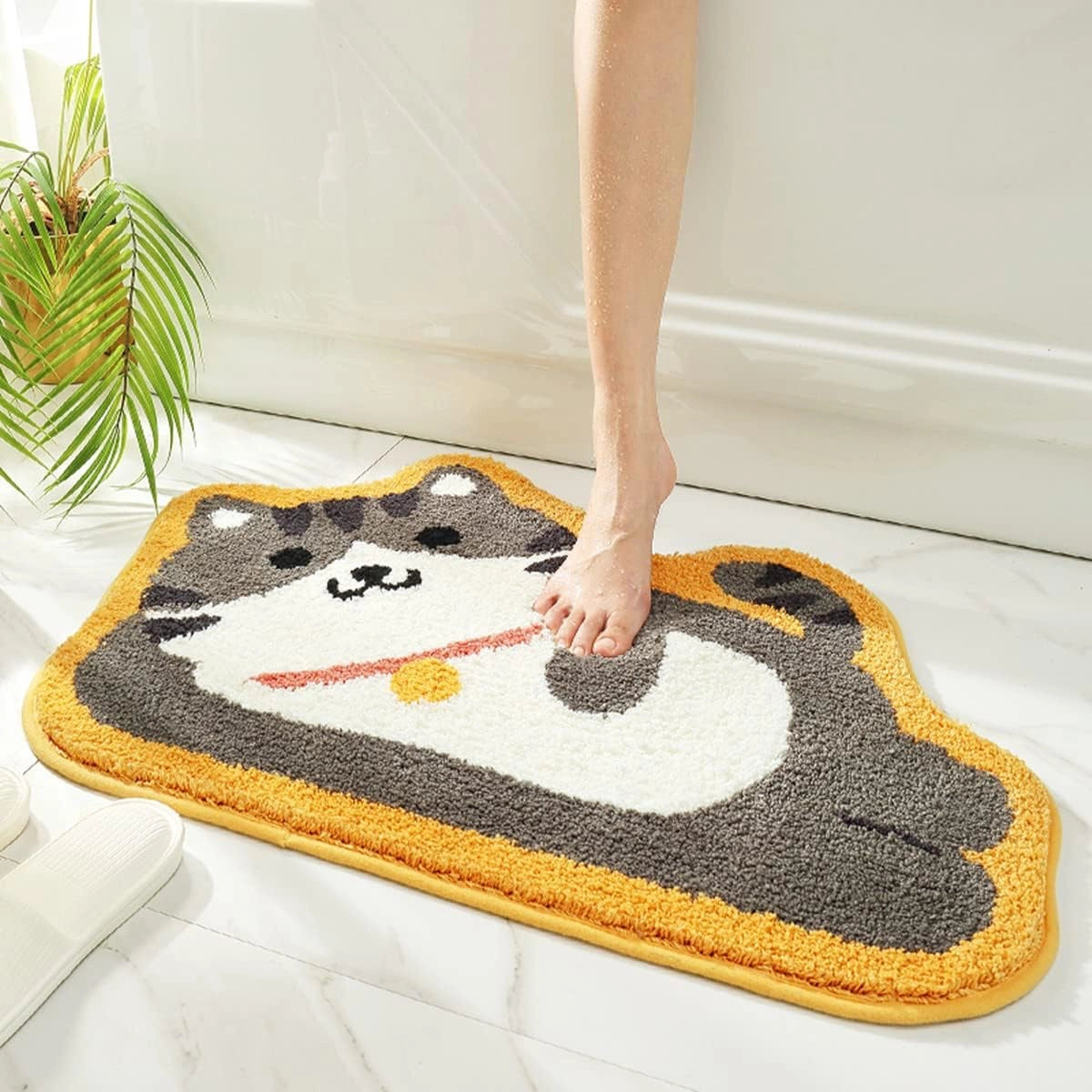 Garfield - Anti-Slip Microfibre Doormat (40x60 cm) - Pack of 1