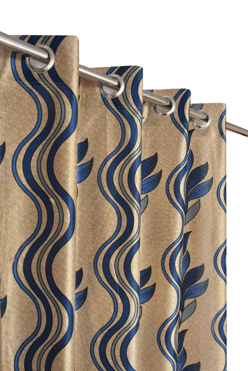 Heather - Blue Curtains (Set of 2) - Discontinued