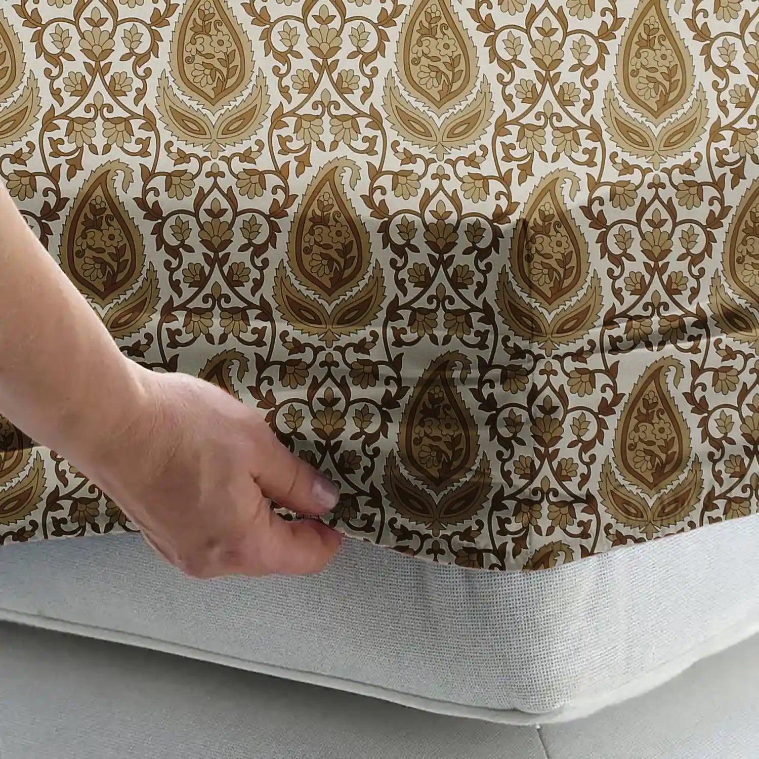 Henna - King - Fitted Bedsheet (78×72 inches)