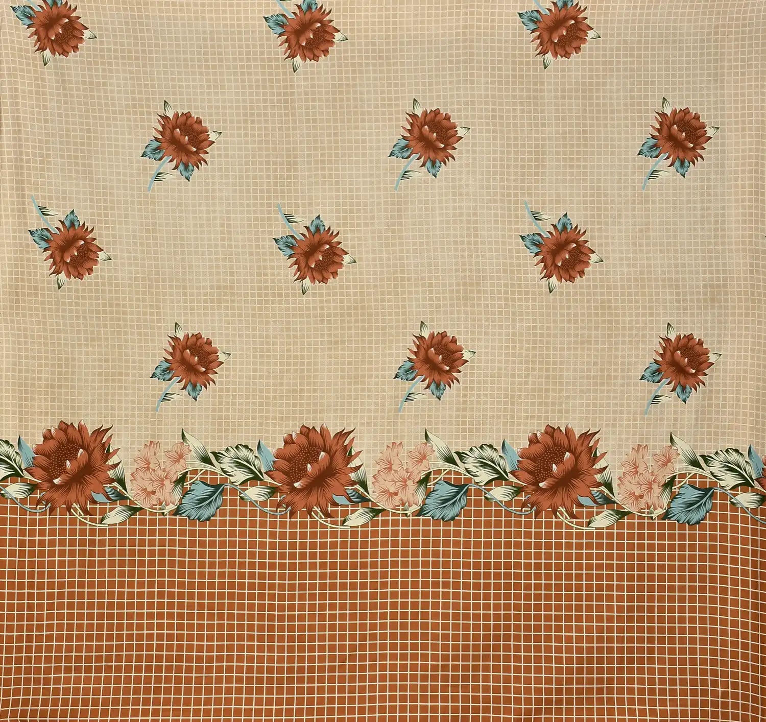 Hibiscus - King - Fitted Bedsheet (78×72 inches)