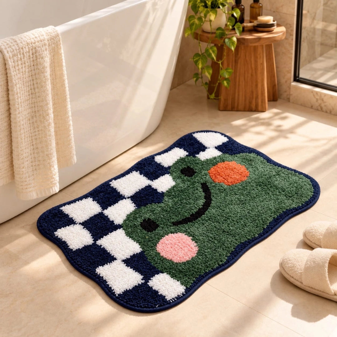 Hippo - Anti-Slip Microfibre Doormat (40x60 cm) - Pack of 1