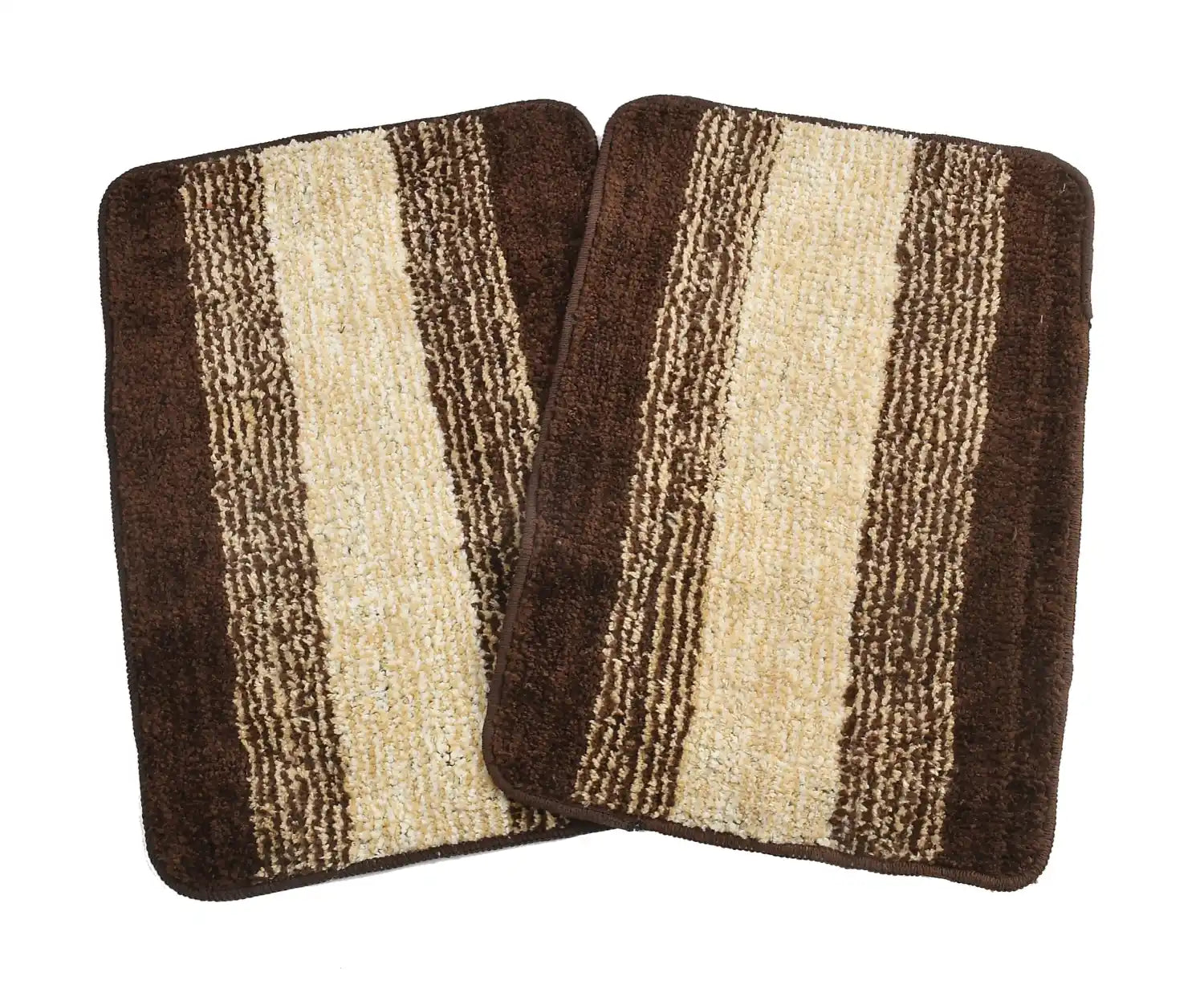 Holland - Brown Microfibre Doormat (Pack of 2)