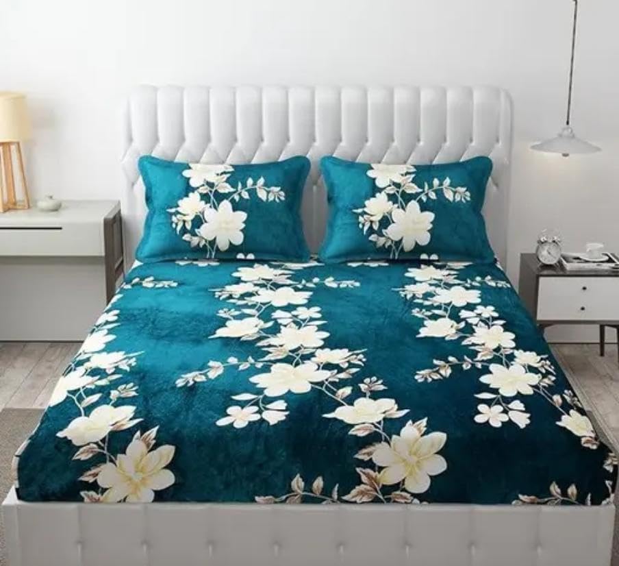 Holly - King - Woollen Fitted Bedsheet (78×72 inches)