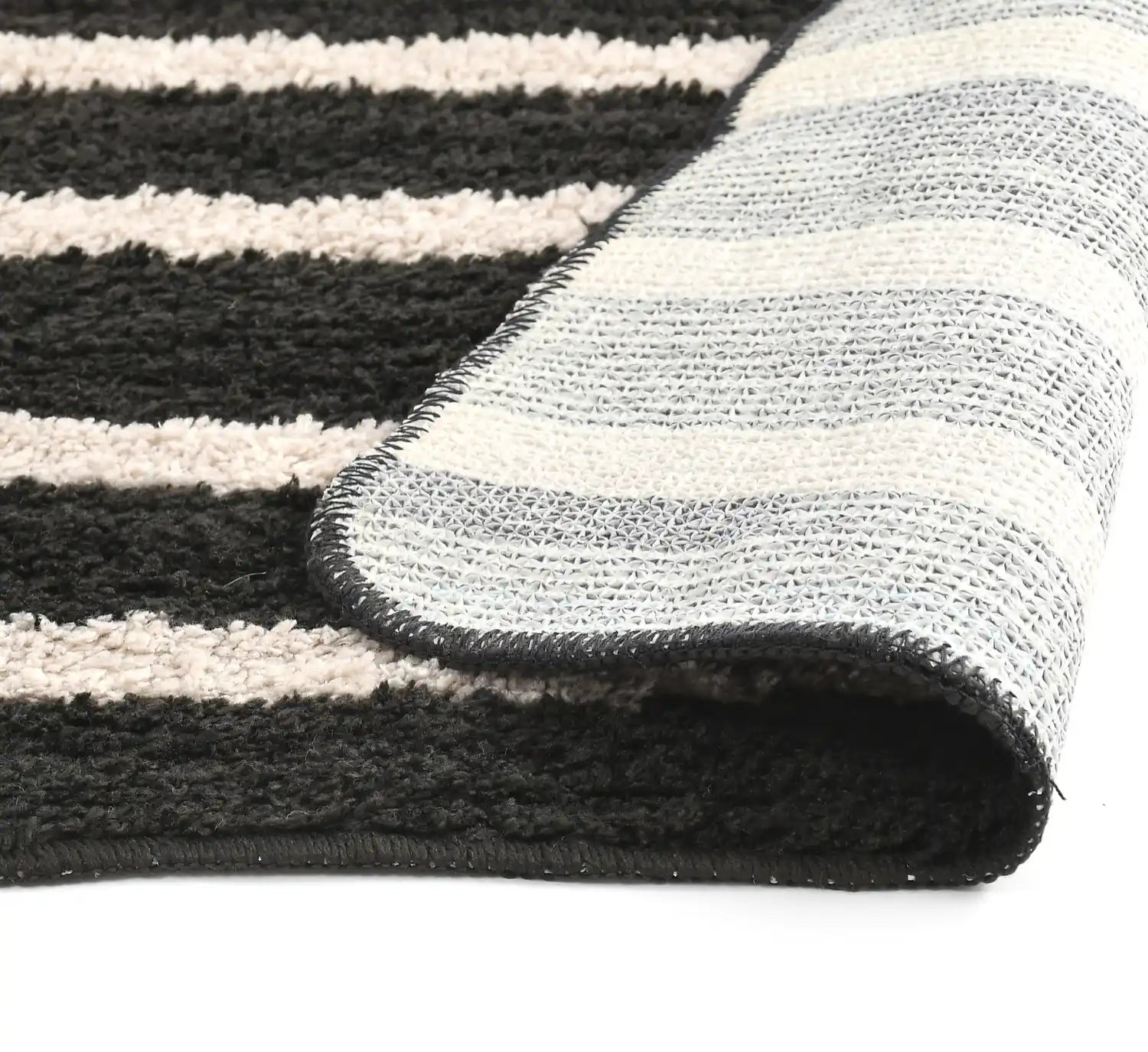 Horizon - Black Microfibre Doormat (Pack of 2)