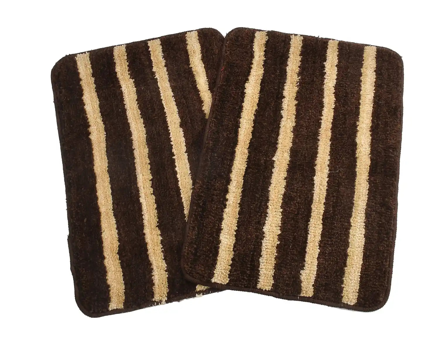 Horizon - Brown Microfibre Doormat (Pack of 2)