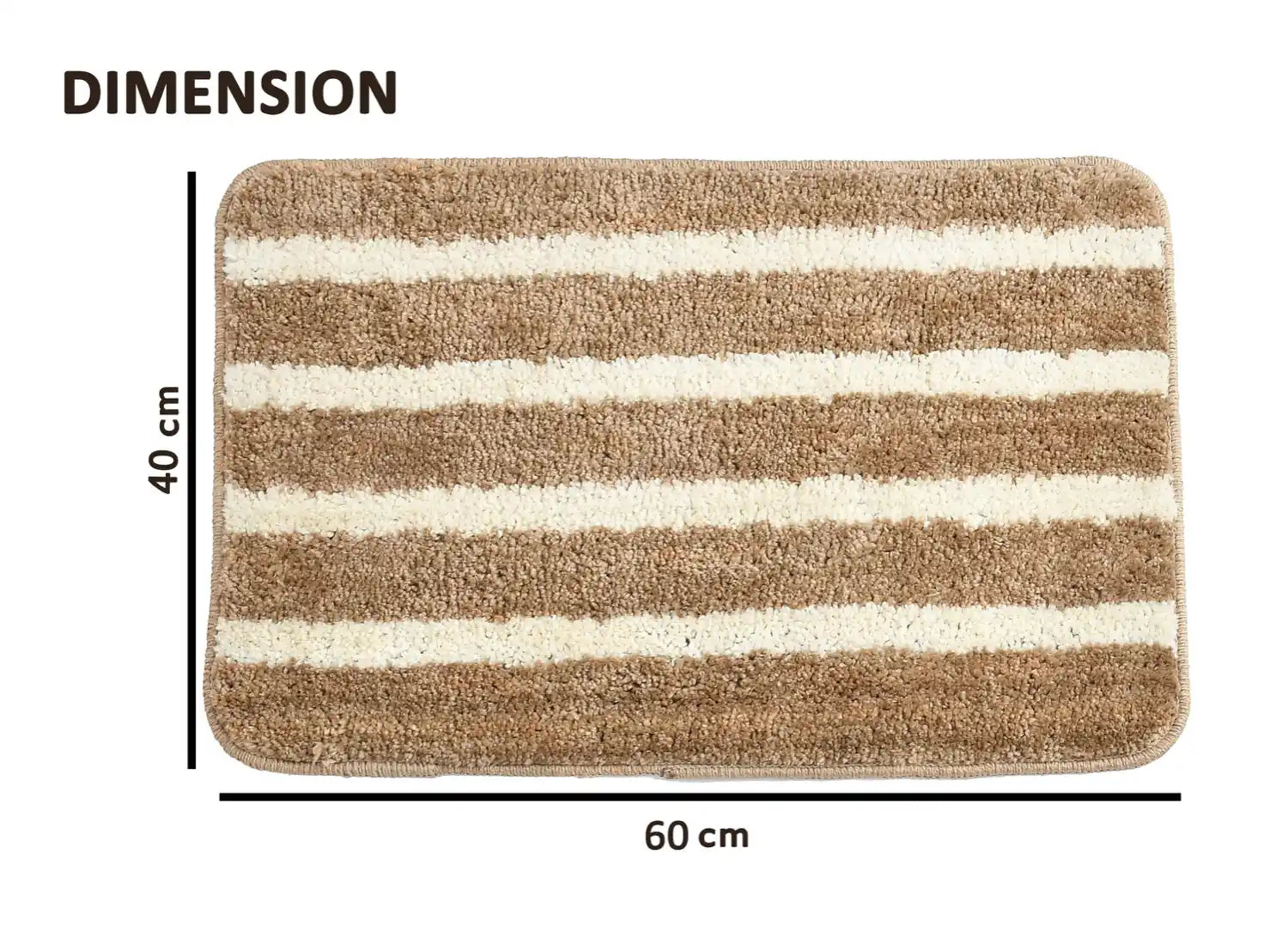 Horizon - Chestnut Microfibre Doormat (Pack of 2)