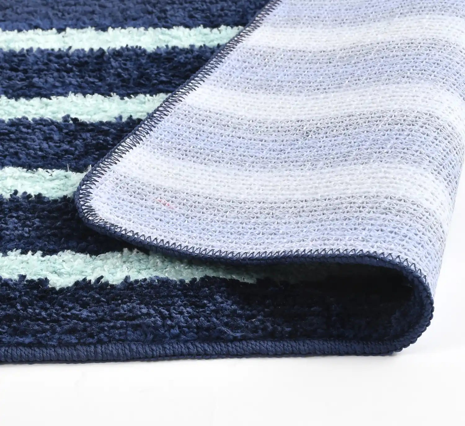 Horizon - Royal Blue Microfibre Doormat (Pack of 2)