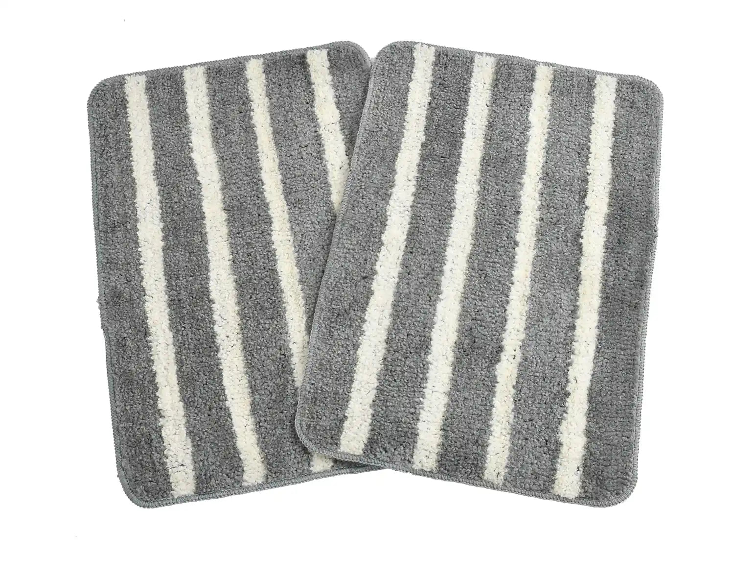 Horizon - Silver Microfibre Doormat (Pack of 2)