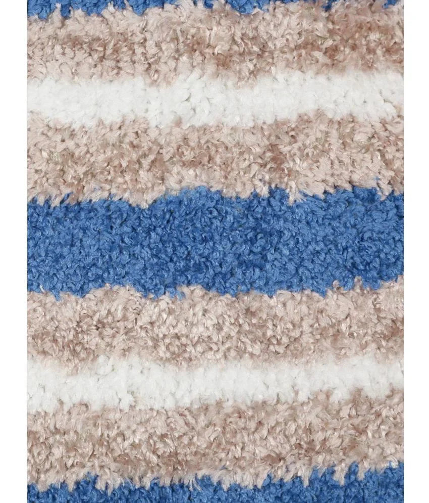 Horizon - Sky Blue Microfibre Doormat (Pack of 2)
