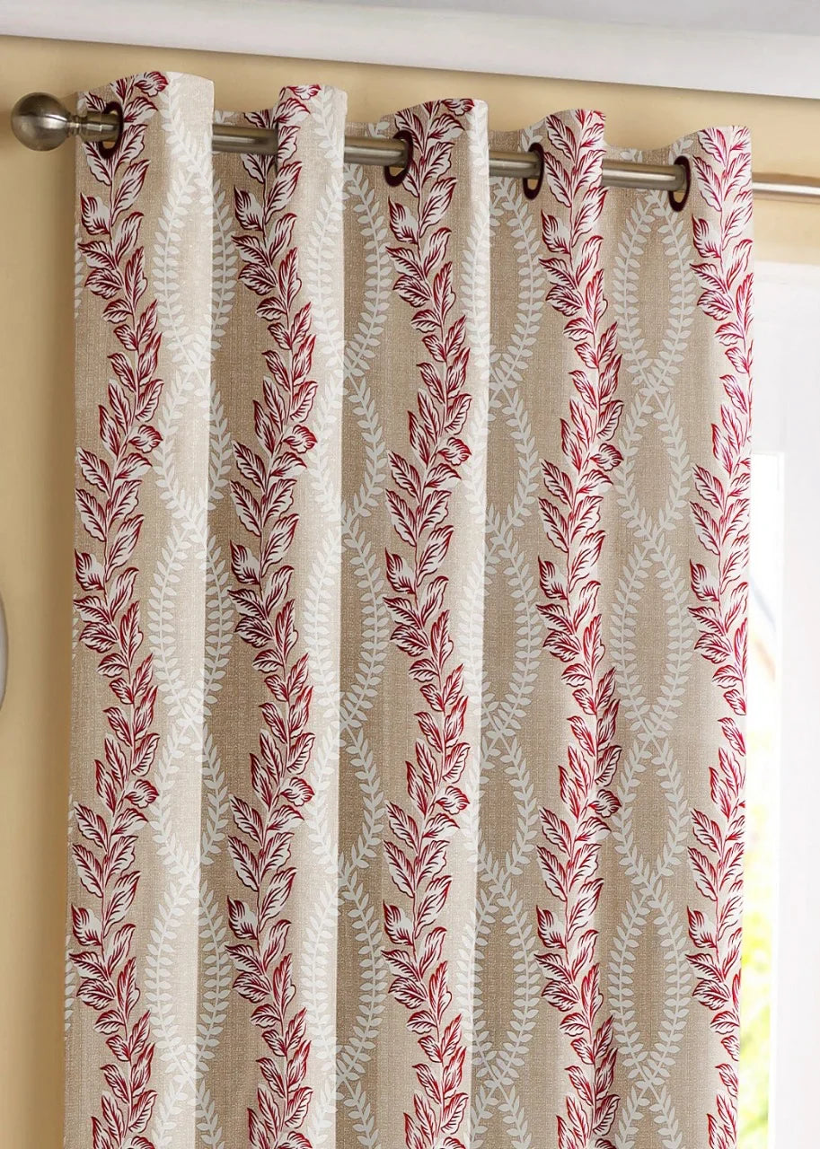 Ivy - Cherry Curtains (Set of 2)