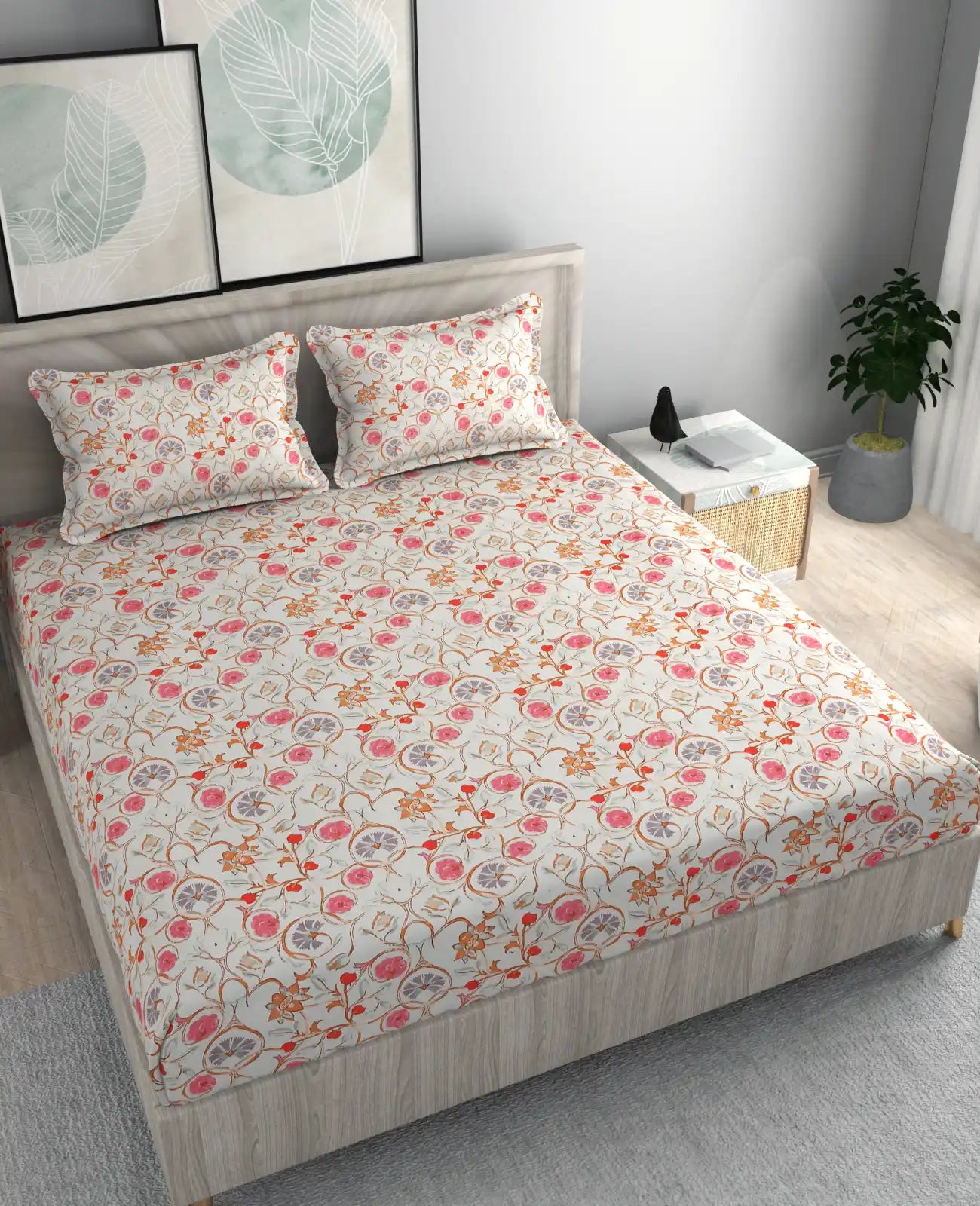 Jane - King - Fitted Bedsheet (78×72 inches)