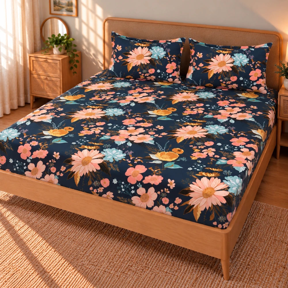 Jenny - King - Fitted Bedsheet (78×72 inches)