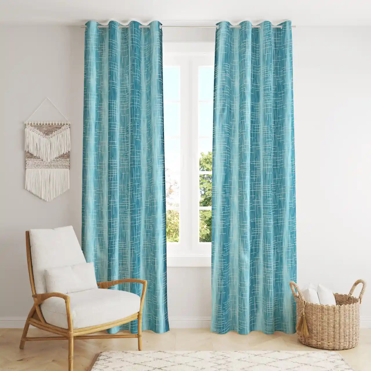 Julienne - Aqua Curtains (Set of 2)