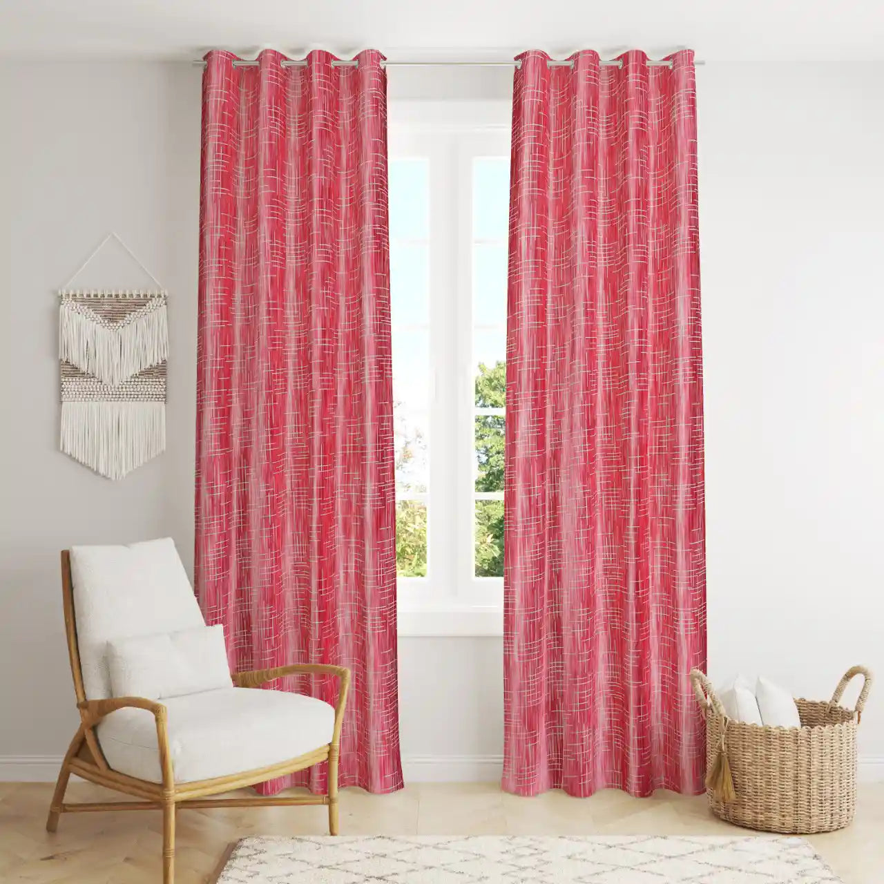 Julienne - Pink Curtains (Set of 2)