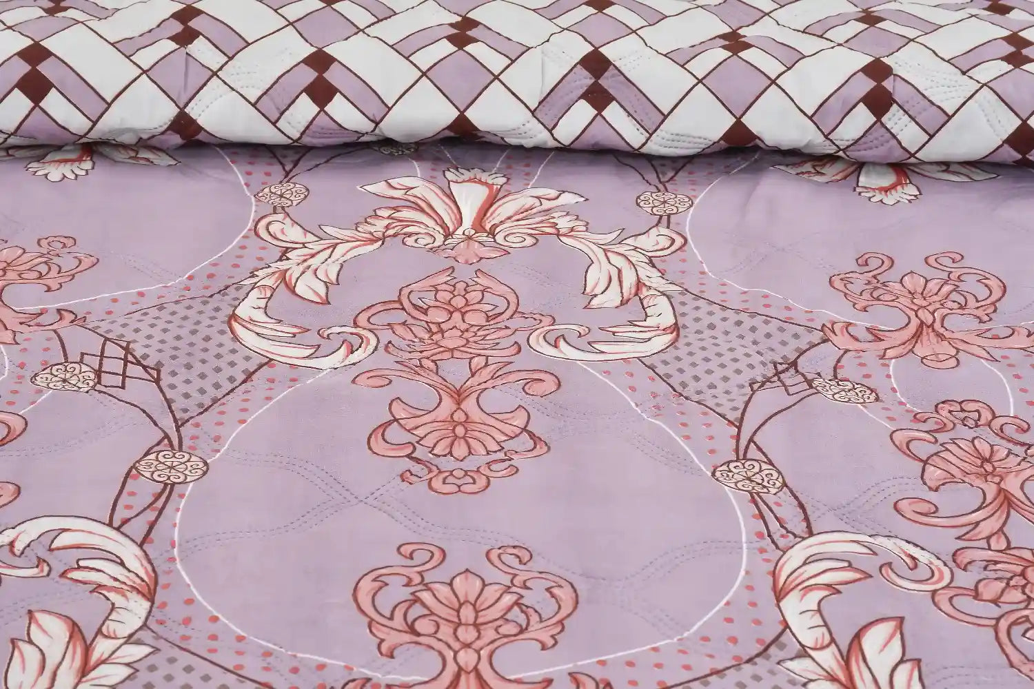 Lilac - Reversible Comforter - Double Bed
