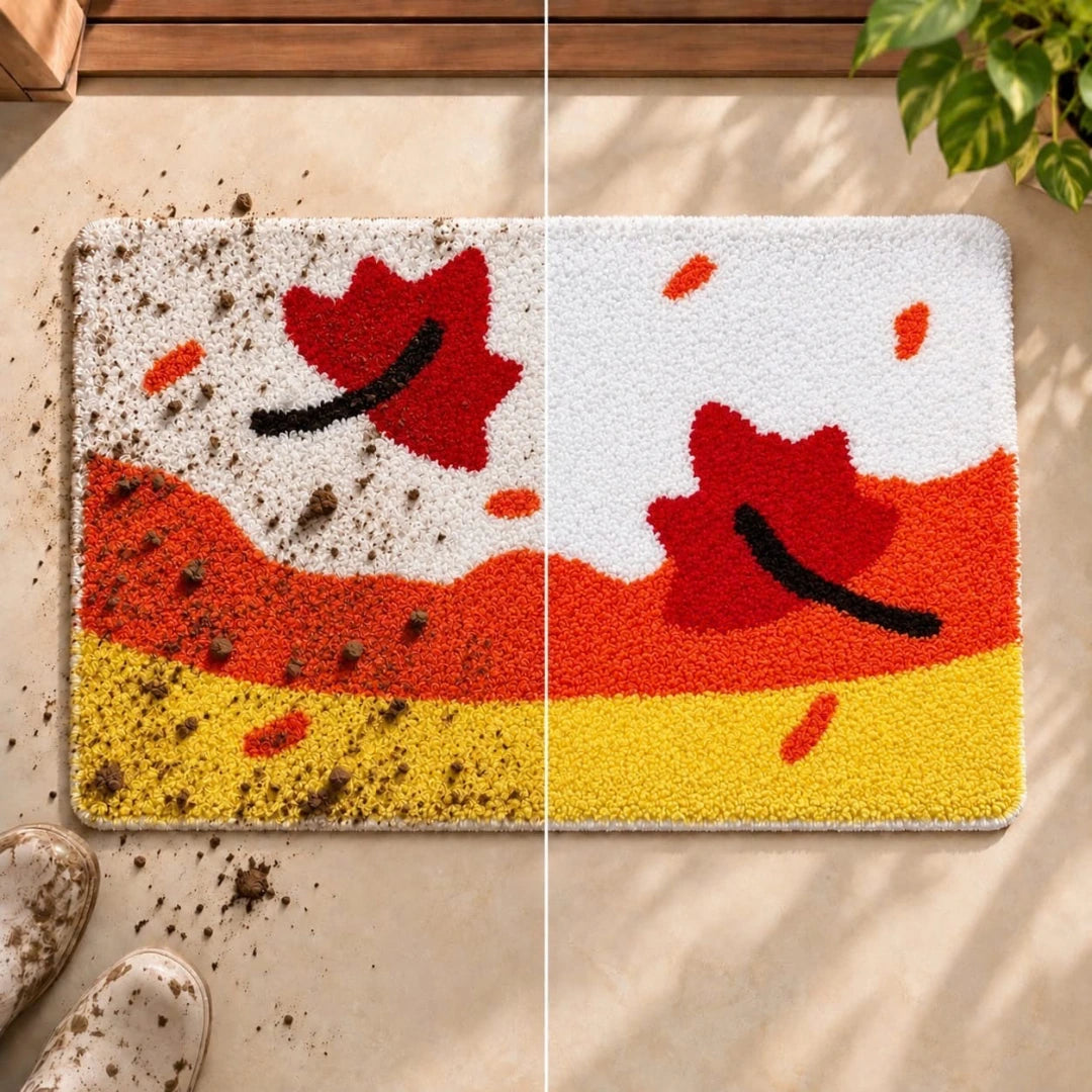 Maple - Anti-Slip Microfibre Doormat (40x60 cm) - Pack of 1