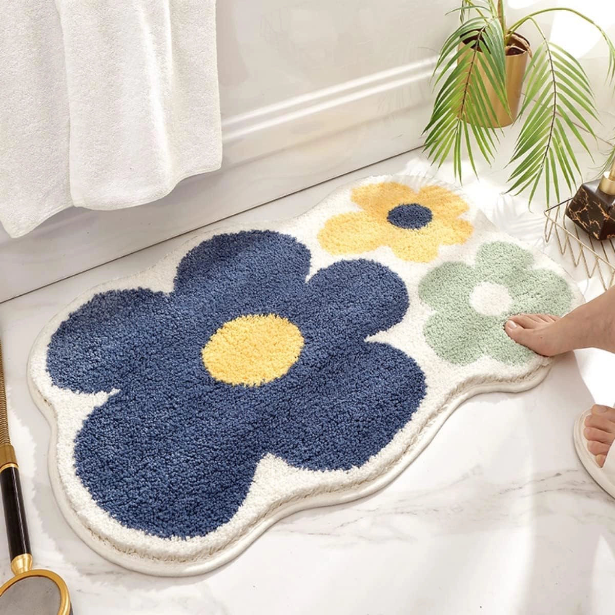 Marigold - Anti-Slip Microfibre Doormat (40x60 cm) - Pack of 1