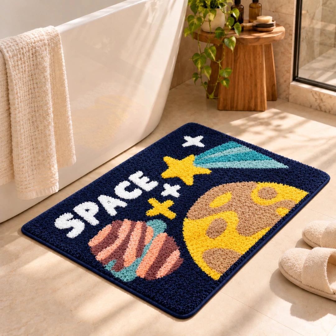 Milky Way - Anti-Slip Microfibre Doormat (40x60 cm) - Pack of 1