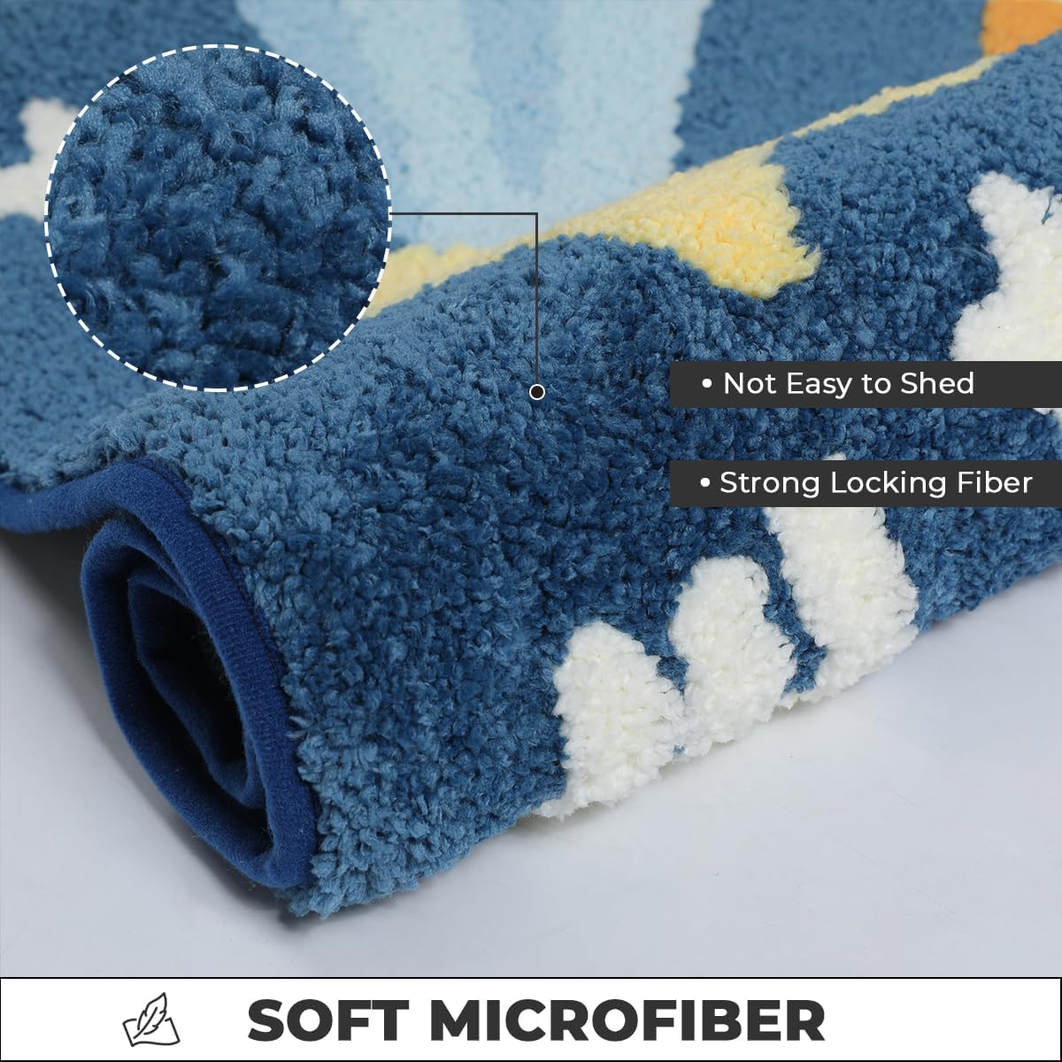Milky Way - Anti-Slip Microfibre Doormat (40x60 cm) - Pack of 1