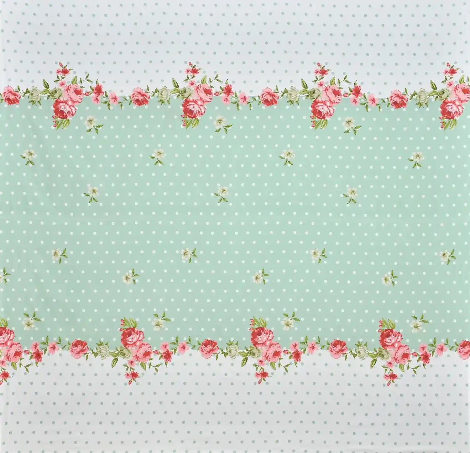 Mint Gardenia - Queen/Double - Fitted Bedsheet (76×72 inches)