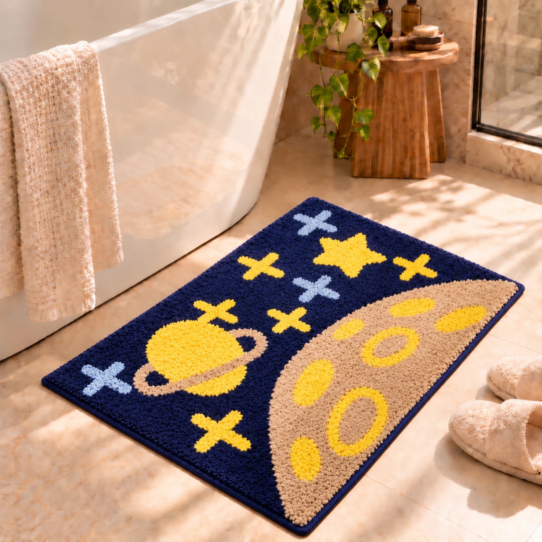 Moon - Anti-Slip Microfibre Doormat (40x60 cm) - Pack of 1