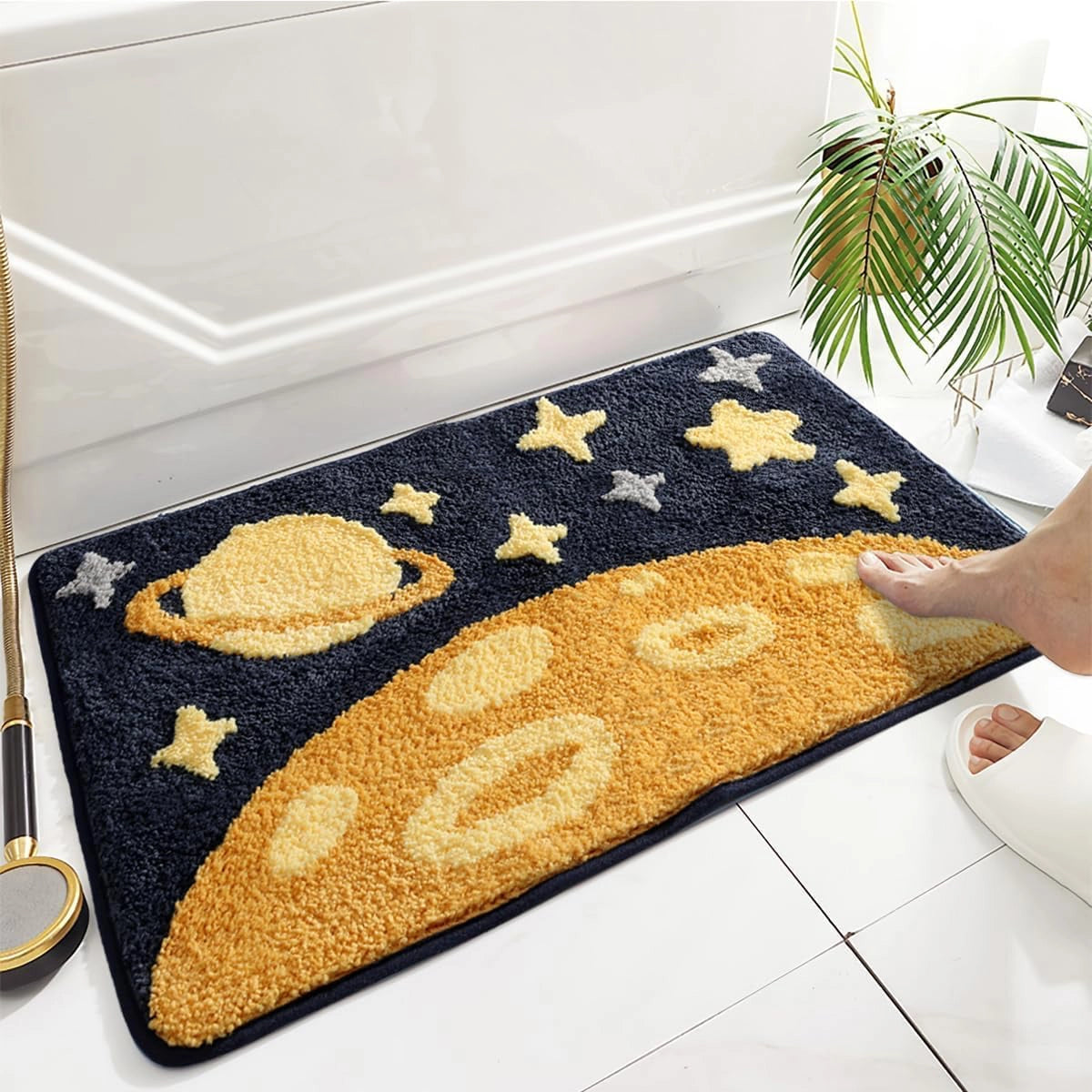 Moon - Anti-Slip Microfibre Doormat (40x60 cm) - Pack of 1