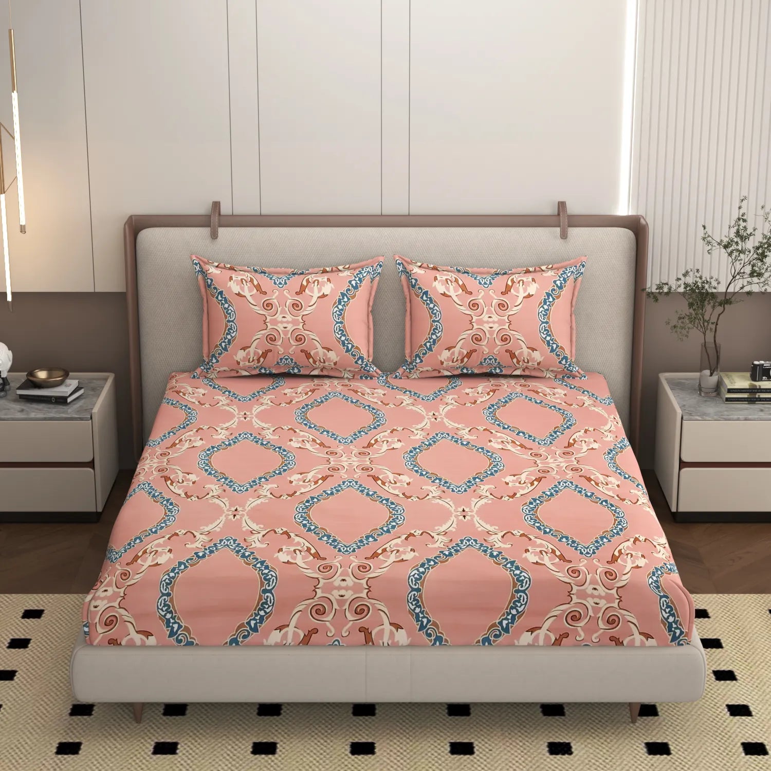Caprese - Queen/Double - Fitted Bedsheet (76×72 inches)