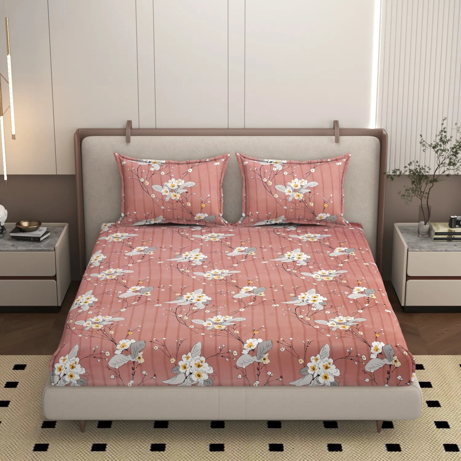Celine - King - Fitted Bedsheet (78×72 inches)