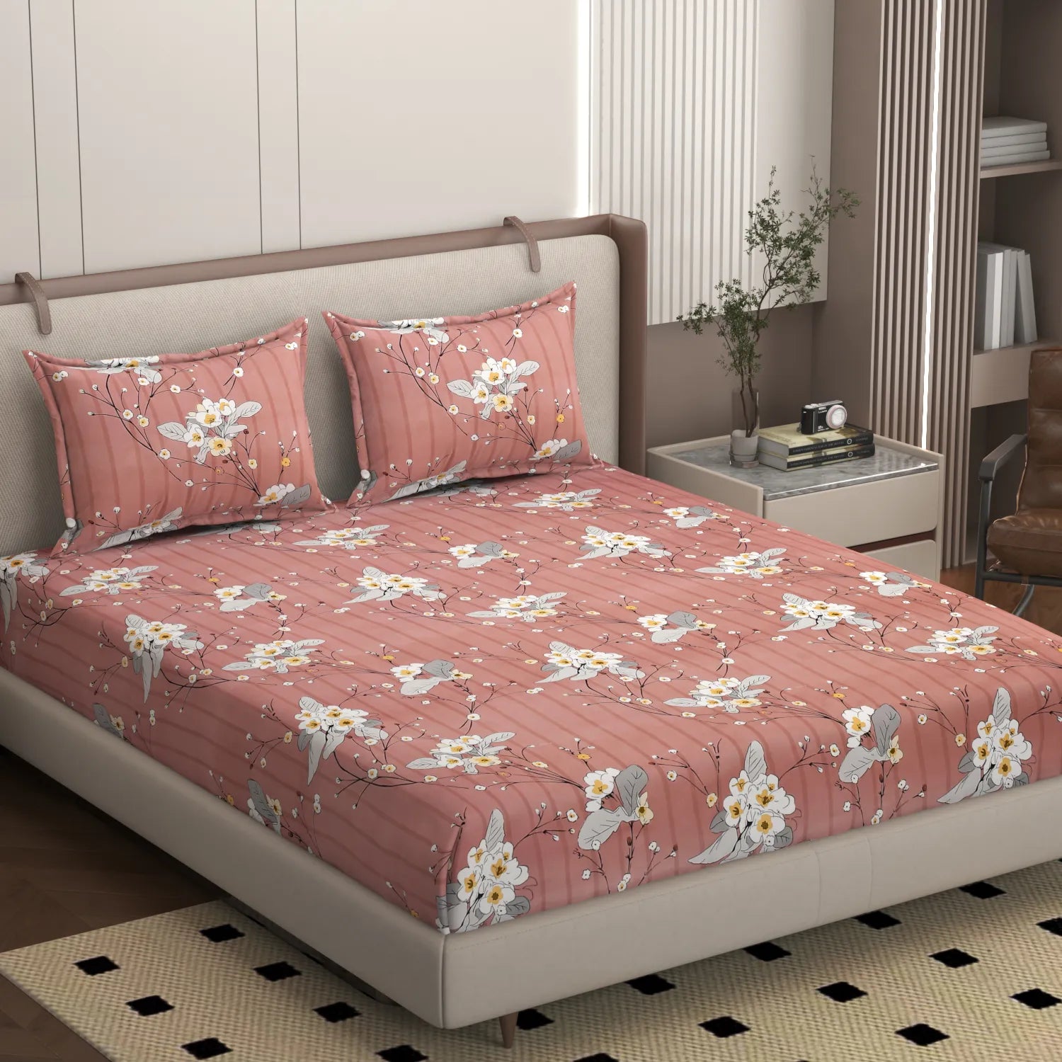 Celine - King - Fitted Bedsheet (78×72 inches)