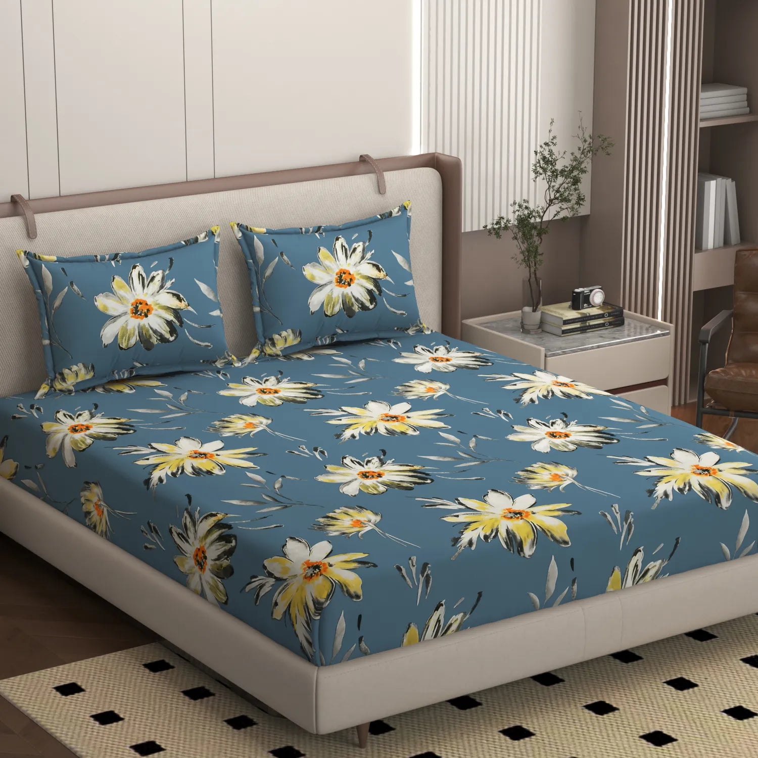 Claudia - King - Fitted Bedsheet (78×72 inches)