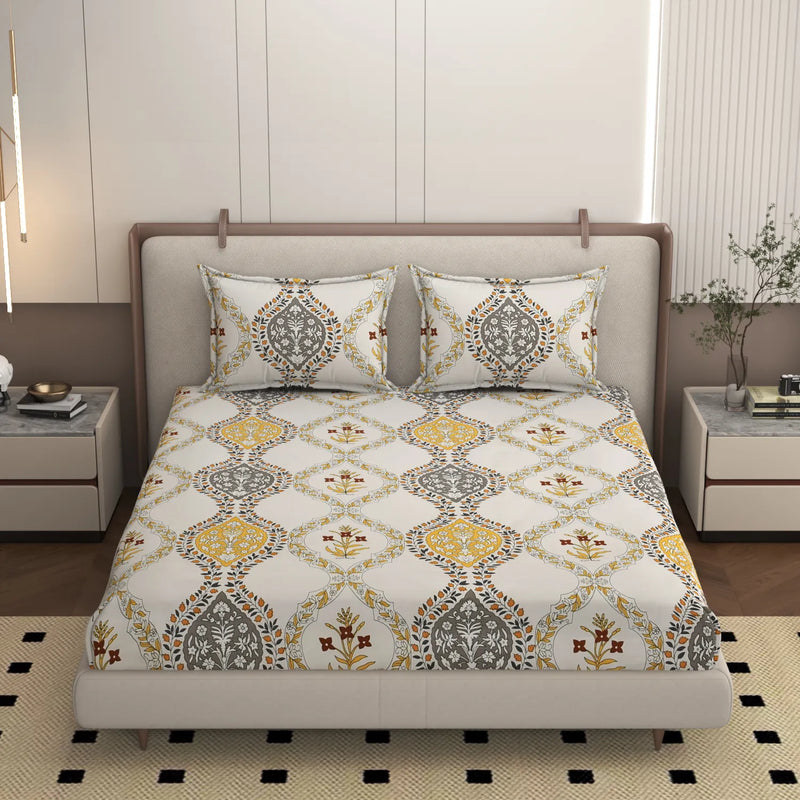 Porcelain - King - Fitted Bedsheet (78×72 inches)