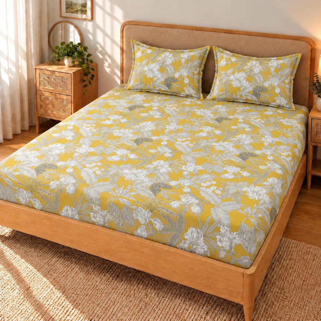Nora - King - Fitted Bedsheet (78×72 inches)
