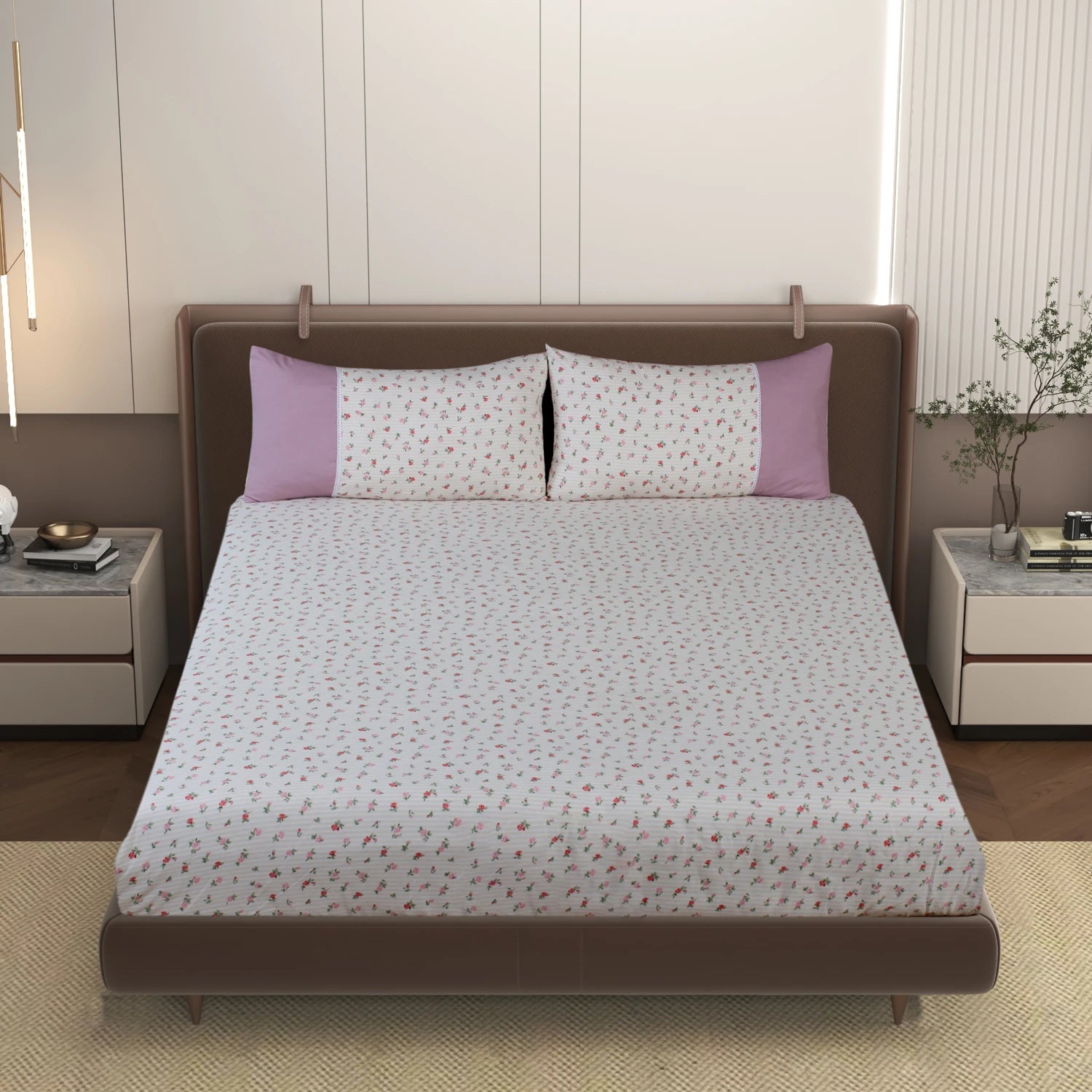 Nori - Panel - King Fitted Bedsheet (78×72 inches)