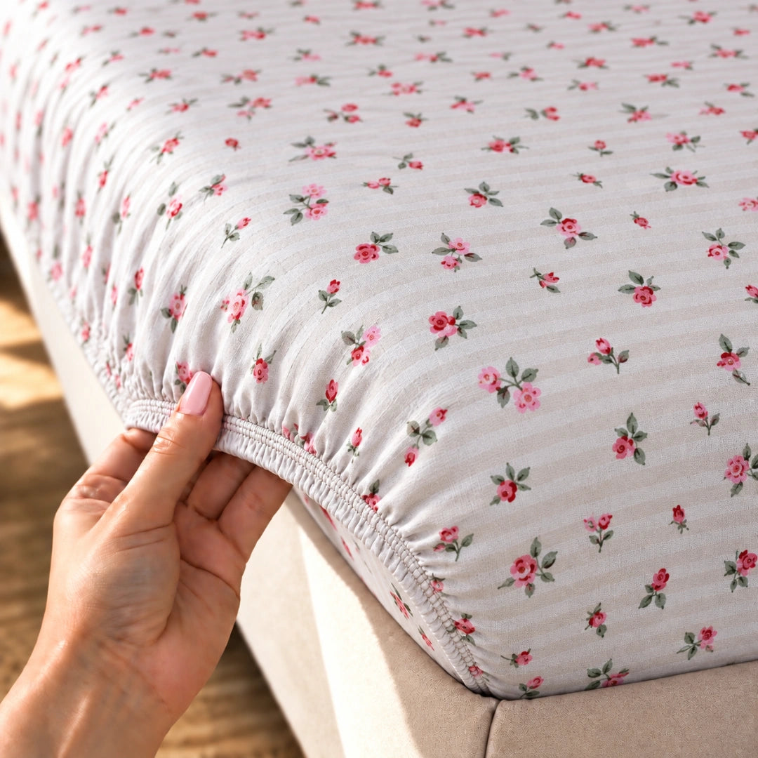 Nori - Panel - King Fitted Bedsheet (78×72 inches)