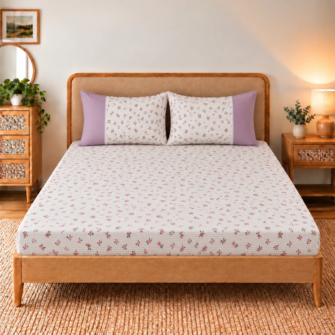 Nori - Panel - King Fitted Bedsheet (78×72 inches)