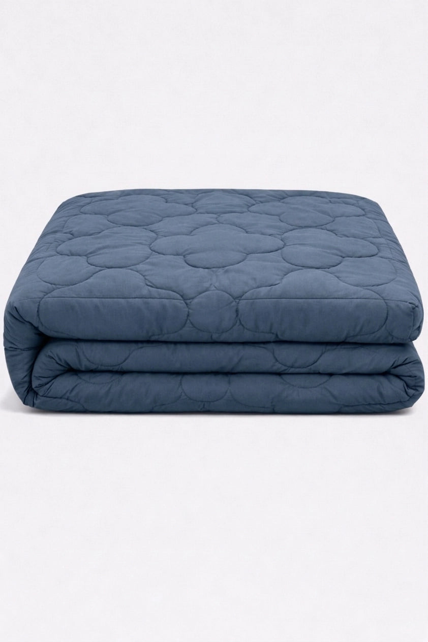 Reversible Double Bed Comforter - Ocean & Mist (Clover)