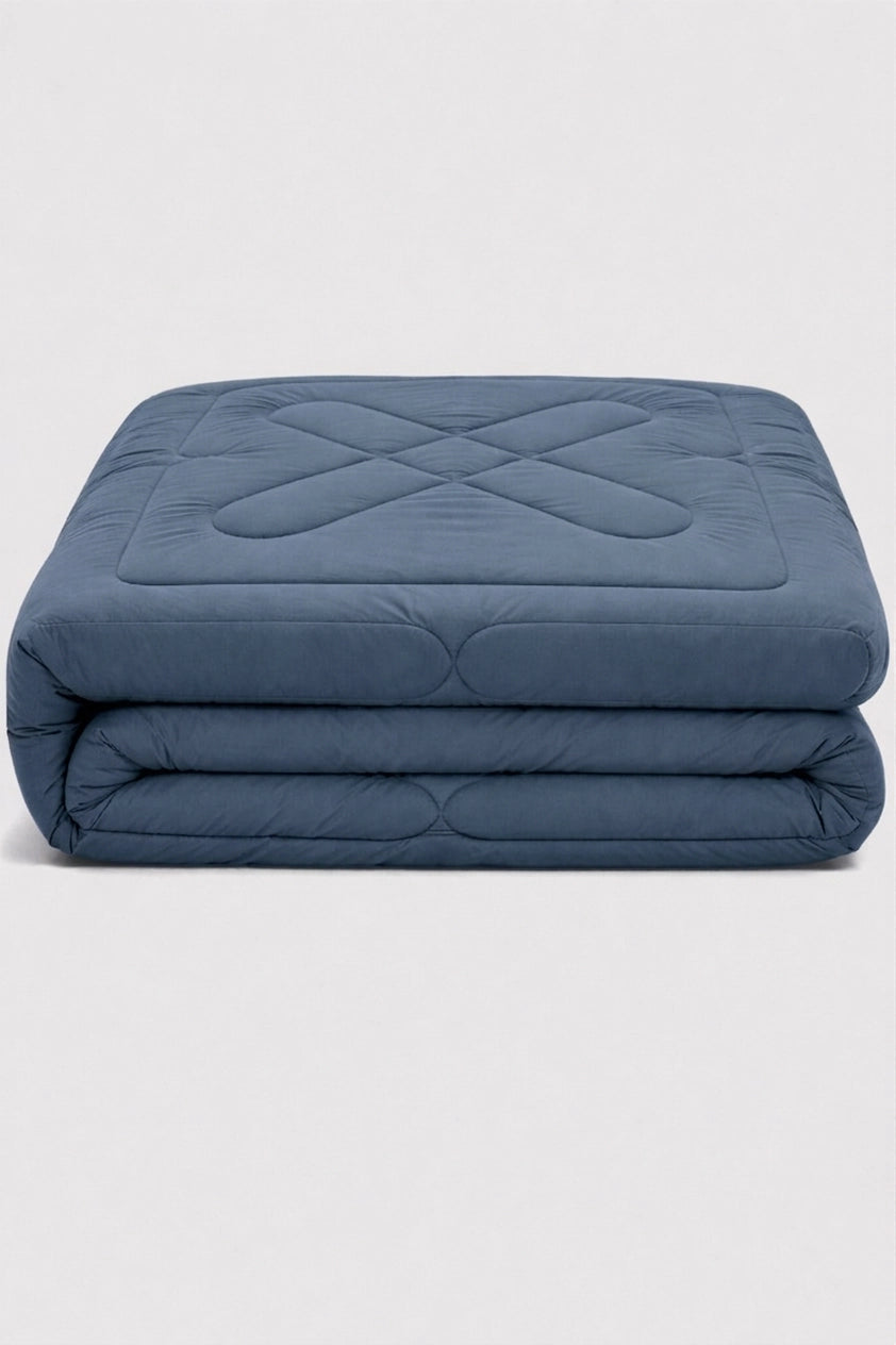 Reversible Double Bed Comforter - Ocean & Mist (Diamond)
