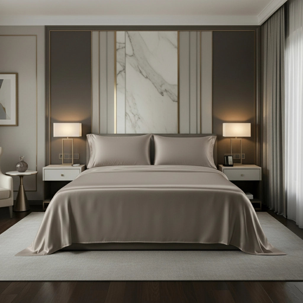 PURITY - Sandstone - Pure Cotton King Bedsheet (108×108 inches)