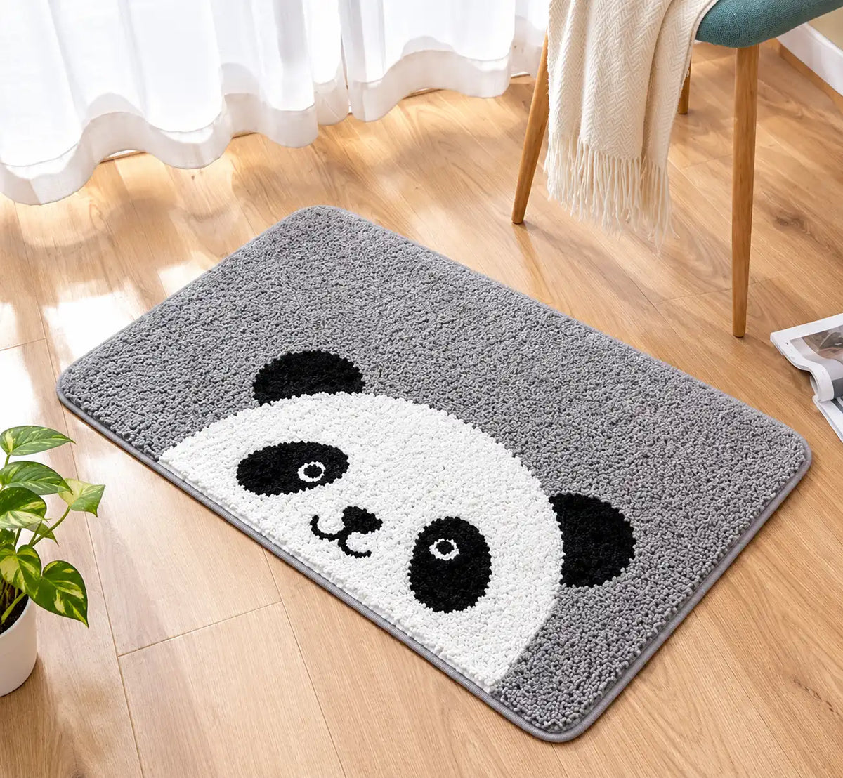 Panda - Anti-Slip Microfibre Doormat (40x60 cm)